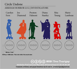 Arkham Horror LCG Compatible Investigator Bits - Big Set 2