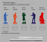 Arkham Horror LCG Compatible Investigator Bits - Big Set 2