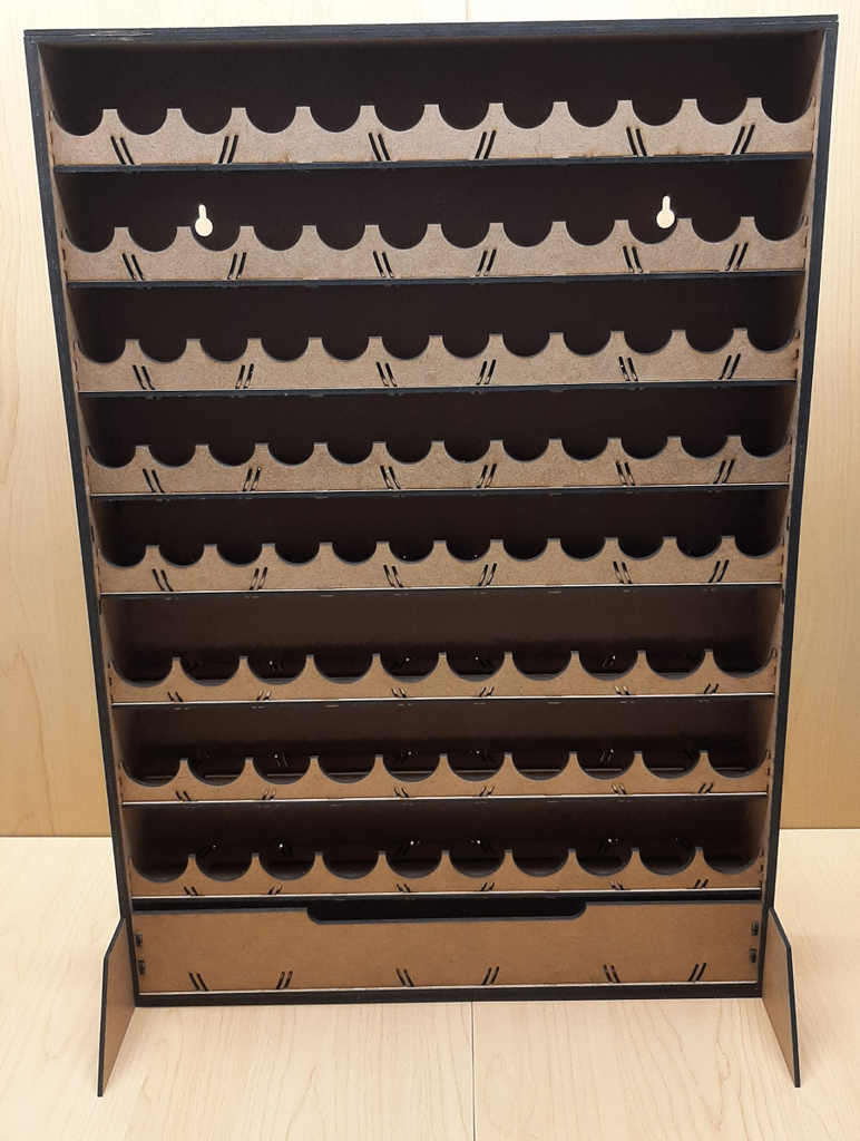 Custom Paint Rack Front Loading Paint Rack – Custom Game Bits