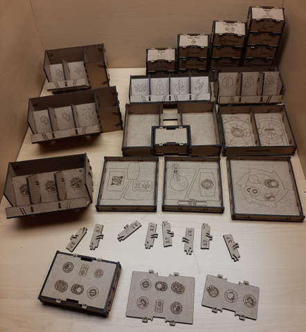 Thunder's Edge & Twilight's Fall Compatible TI4 Bit Minder Expansion